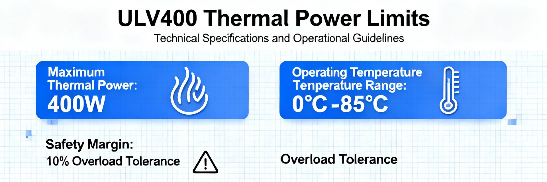 ULV 400 Datasheet Deep Dive: Thermal & Power Limits